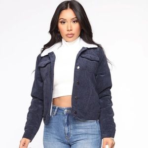 NWT Sherpa Lined Jacket